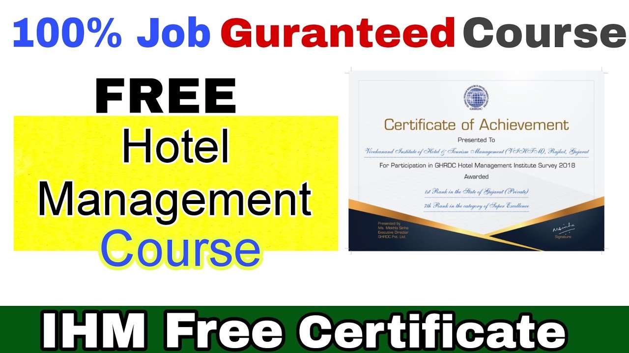 Hotel industry online MBA
